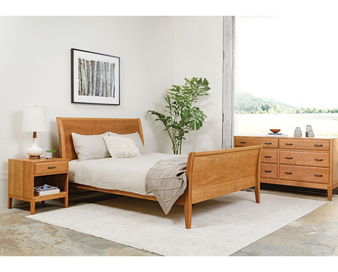 Contemporary Sleigh Bed - Image 2
