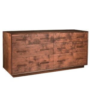 Modern Low 6-Drawer Dresser