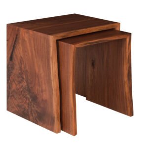 Nesting Live-Edge End Tables